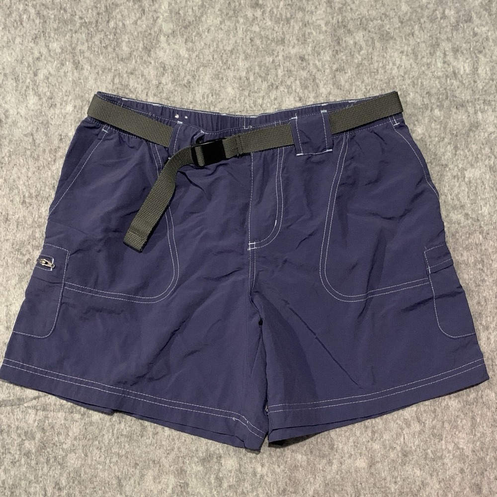 Columbia Water Resistant Sandy River Cargo Shorts Hiking with Belt Womens Size M - Picture 2 of 11